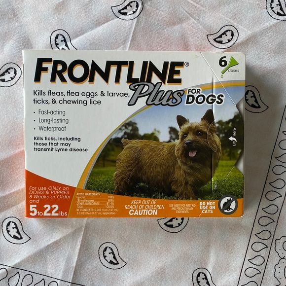 Frontline Plus Flea & Tick for Small Dogs (5–22 lb), 6 Doses - Picture 1 of 14